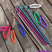 Diving ding stick underwater probe scuba bottle knocker with hand rope and scale cannot ring by itself high-grade aluminum alloy