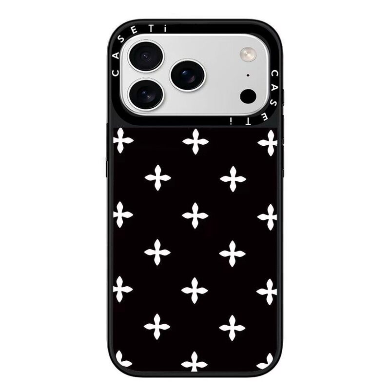 Case Black Garden White Cross Flower Is Suitable for Apple 17Promax Shell/Iphone16Promax/15Pro/14Plus/13P/12P Case Magnetic Shell Bracelet Case Black Garden White Cross Flower Is Suitable for Apple 17Promax Shell/Iphone16Promax/15Pro/14Plus/13P/12P Case Magnetic Shell Bracelet