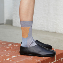 Socks womens stockings cotton spring and autumn solid color cotton college style Japanese black stockings ladies pile socks