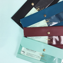 Japan imports HIGHHTIDE Nahe versatile new fit color long soft face stationery containing pen bag file bag