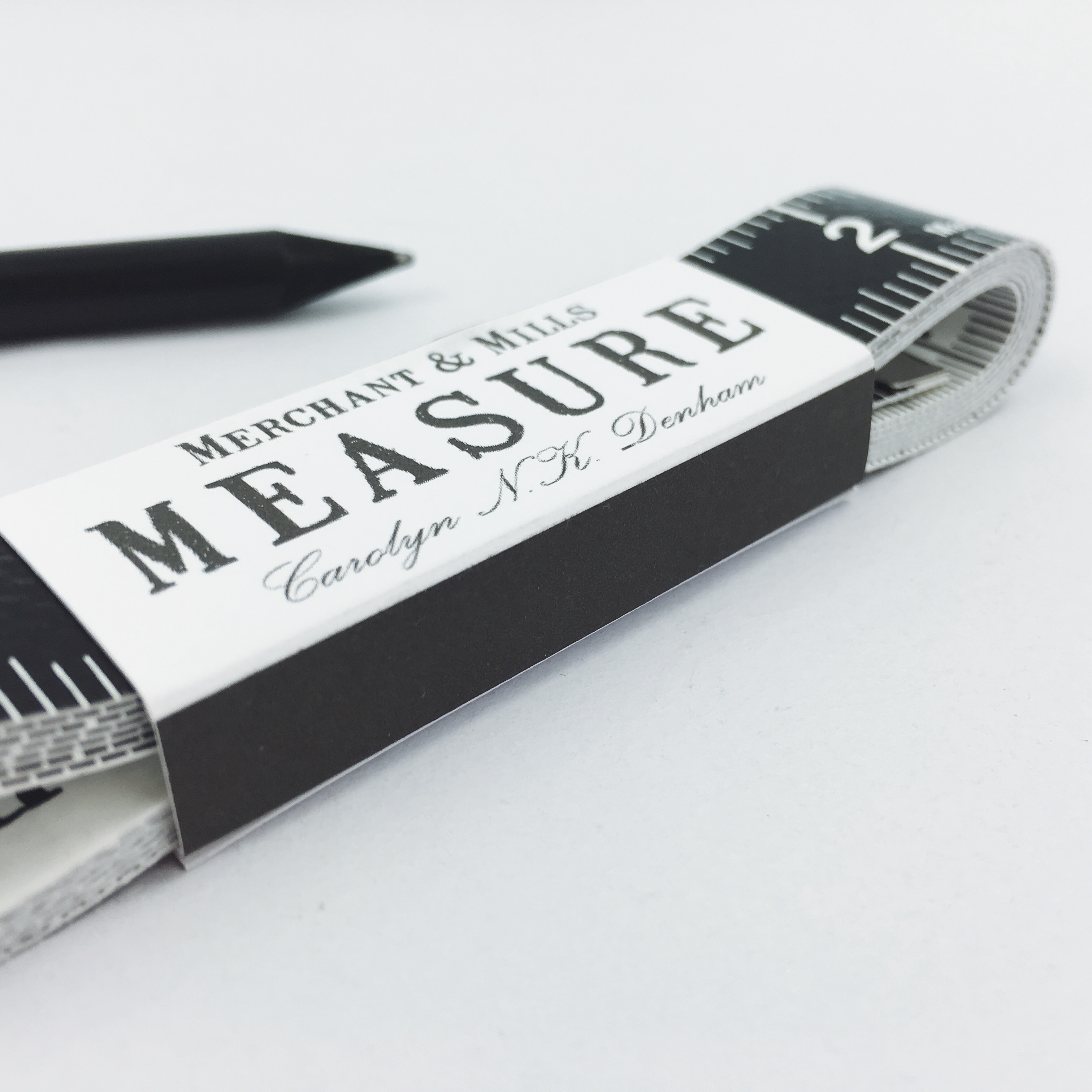 British Merchant Mills multifunctional tailor measuring ruler tool clothing soft ruler clothes measuring ruler