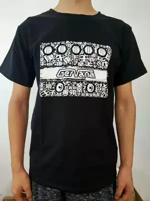 GERVANA brand T-shirt old G handmade single block effects GERVANA effects