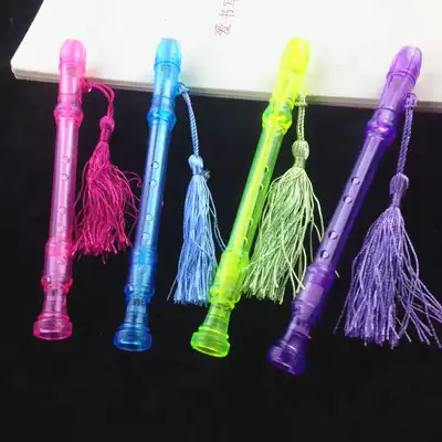 Straight flute pen Mo Mo Yi Yi gel pen wholesale student color blowing music blue brush pen