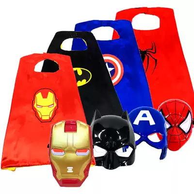 Children's Day dress up baby cute Spider Man Iron Man USA Batman wear Halloween costume boy mask