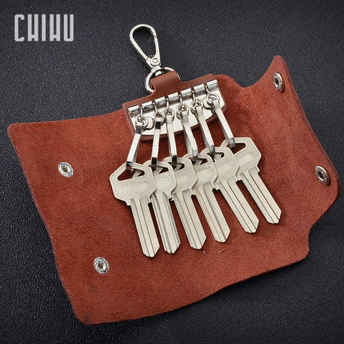 Модная система хранения, мужская ключница, кожаный брелок, в корейском стиле, простой и элегантный дизайн