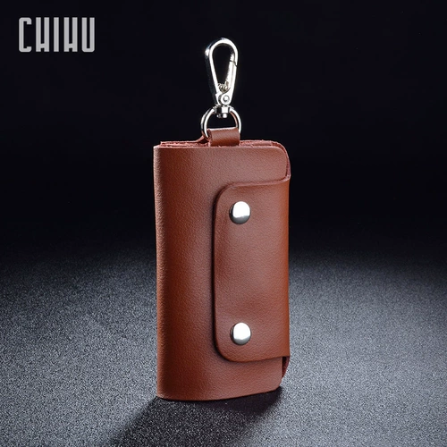 Модная система хранения, мужская ключница, кожаный брелок, в корейском стиле, простой и элегантный дизайн