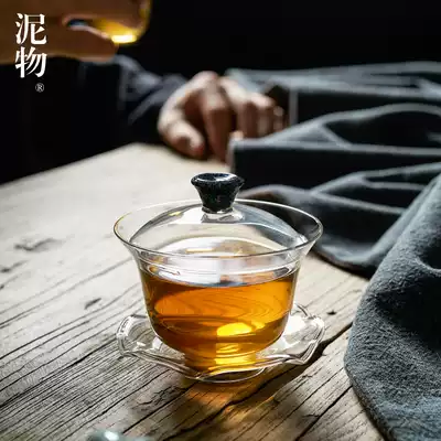 Taiwan Weaver Tea House 2019 New Product Qinlian Bowl Series Glass Cover Bowl Bowl Bowl Imported Cover Bowl