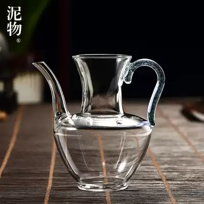 Taiwan's new glass Road cup color to thick the male Cup thick tea tea tea set is comparable to the slow Hall