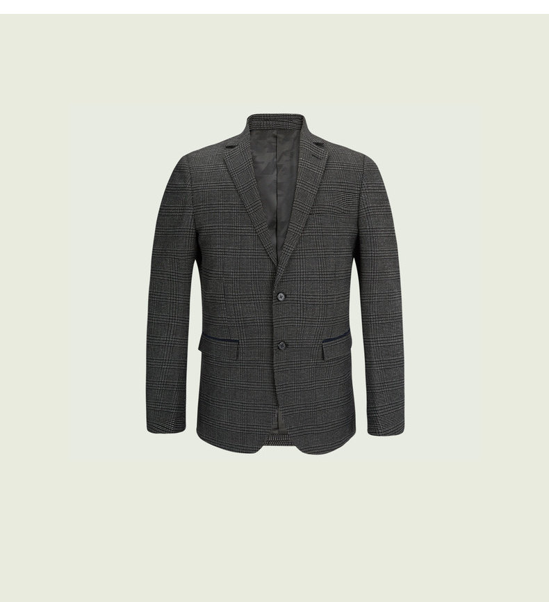 劲霸男装西服秋季新款休闲时尚商务单西服上衣外套男|BXFL3517