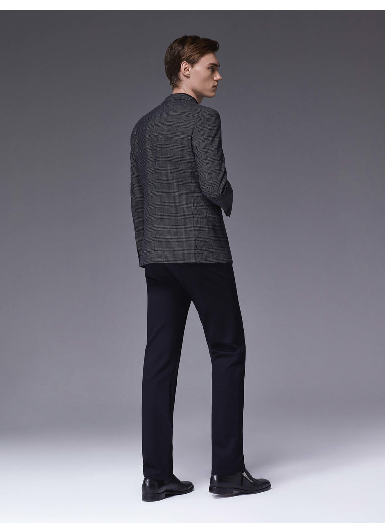 劲霸男装西服秋季新款休闲时尚商务单西服上衣外套男|BXFL3517