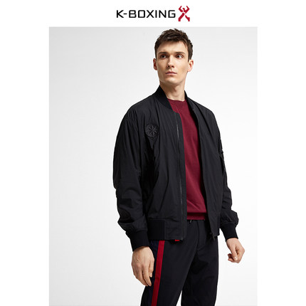 【专柜新品】劲霸男士漫威系列棒球领时尚短版茄克|CKDD1252