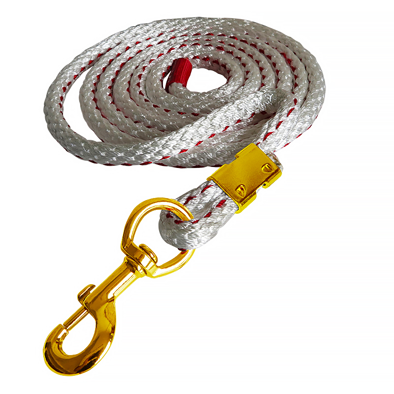 White polyester horse rope thickened large hook rope diameter 14 5 mm tensile resistance is not easy to break the horse rope