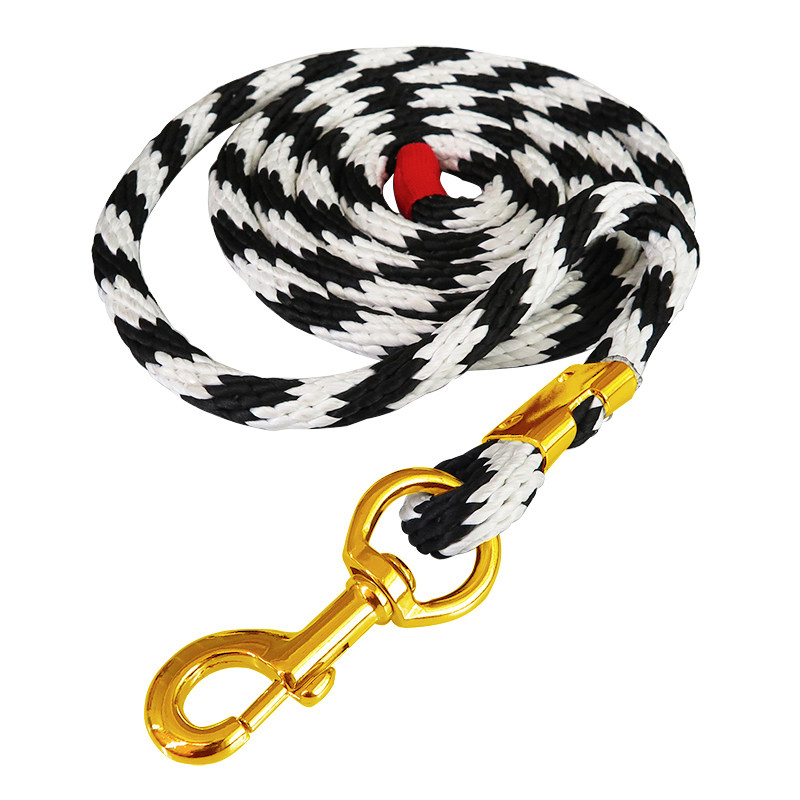 16 mm thick black and white interphase with horse rope polyester fiber Ramaprope thickened large hook rope tail wrapping unscattered lines