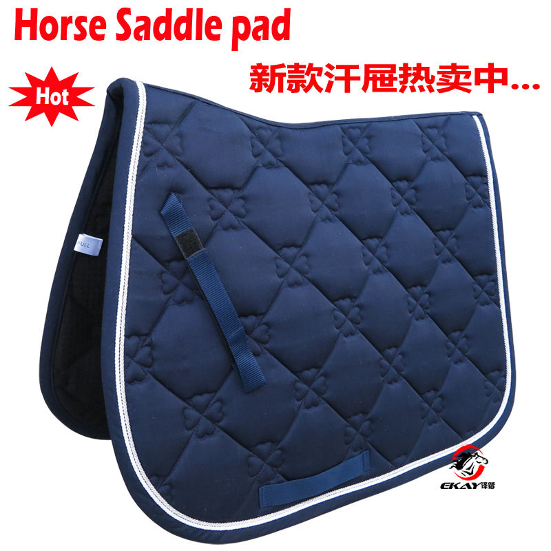 New premium sweat drawer saddle pad Inner beehive lattice filled with sponge resin cotton double roller rope