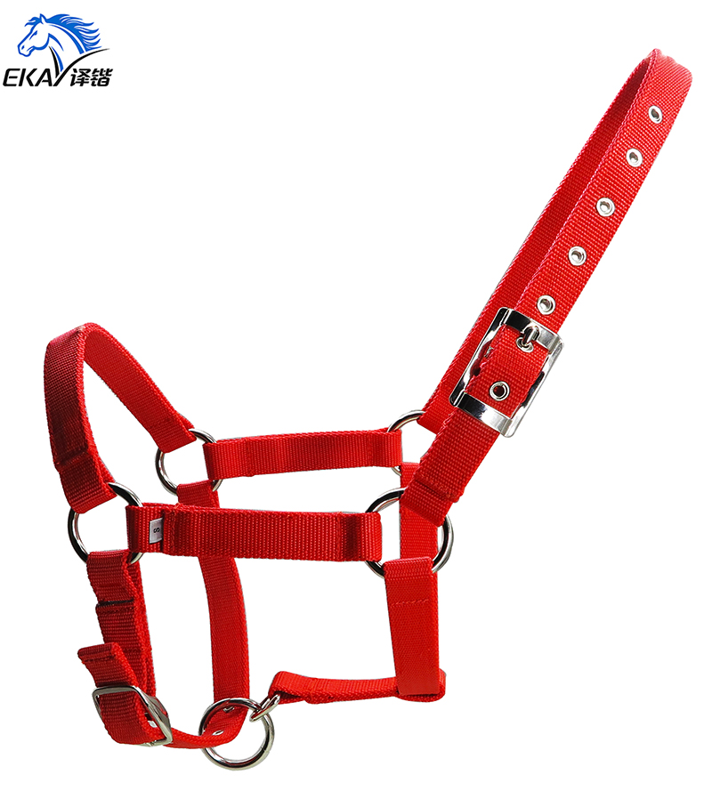 High-density webbing bridle, metal air hole, atmospheric and firm, the length of the nose ring and collar can be adjusted - Taobao