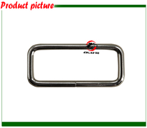 Electroplated mouth buckle Square buckle D-shaped buckle Harness hardware accessories