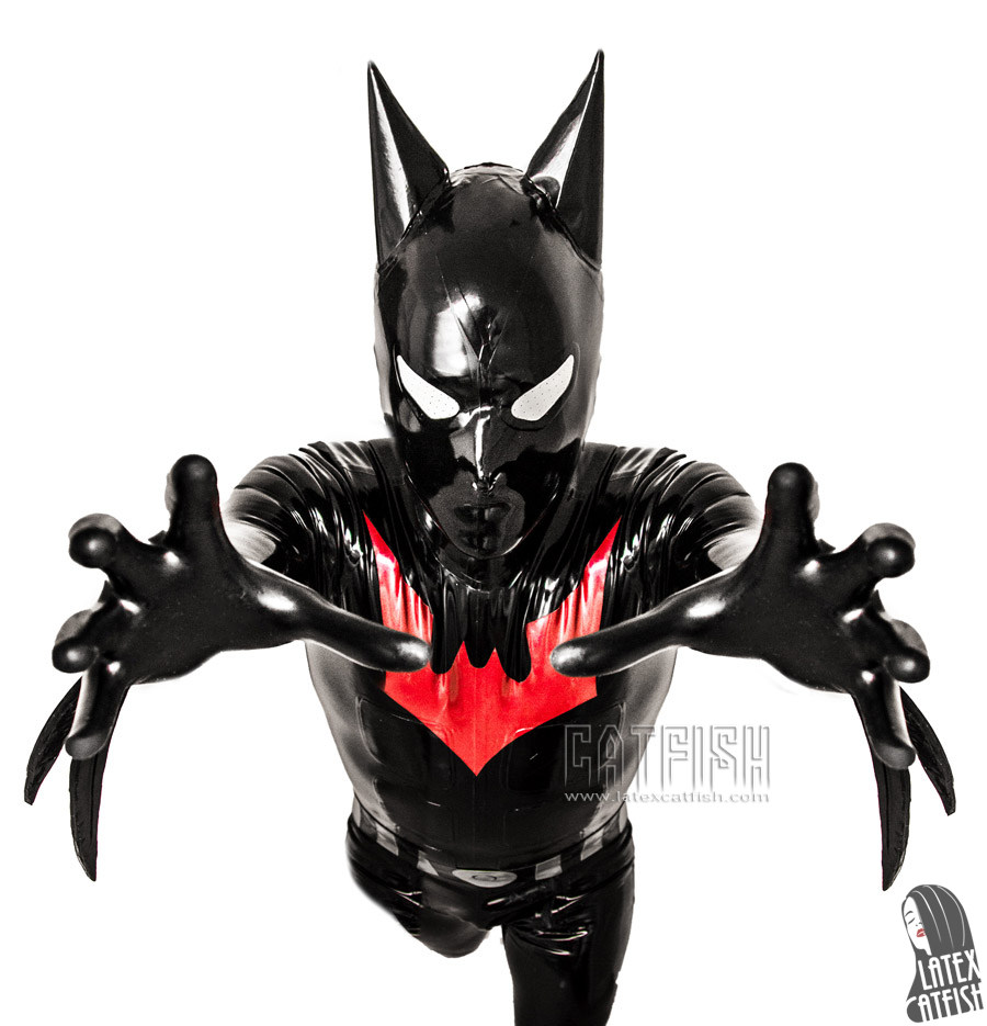 Catfish Latex Clothing Latex Tight Fit Latex Full-Coated Tight Fit Bat Clothing