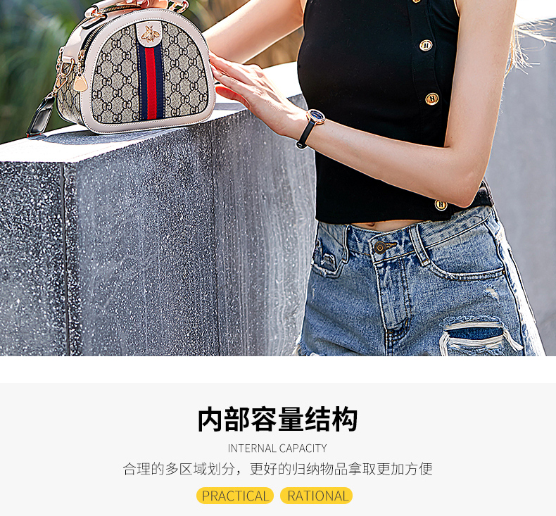 Youha hè lưới đỏ nhỏ túi nữ 2019 mới in hoang dã vai đơn messenger túi xách in màu túi xách - Túi xách nữ túi xách nữ gucci
