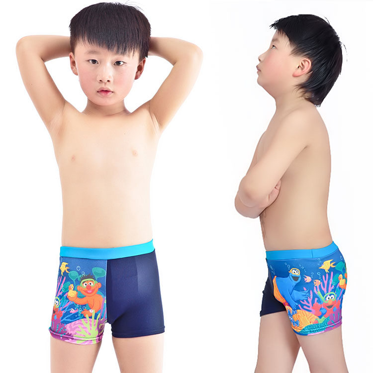 Sponge Baby Child Swim Trunks Cartoon Cute Flat Corner Boy Baby Boy Toddler Beach Pants Beach Pants