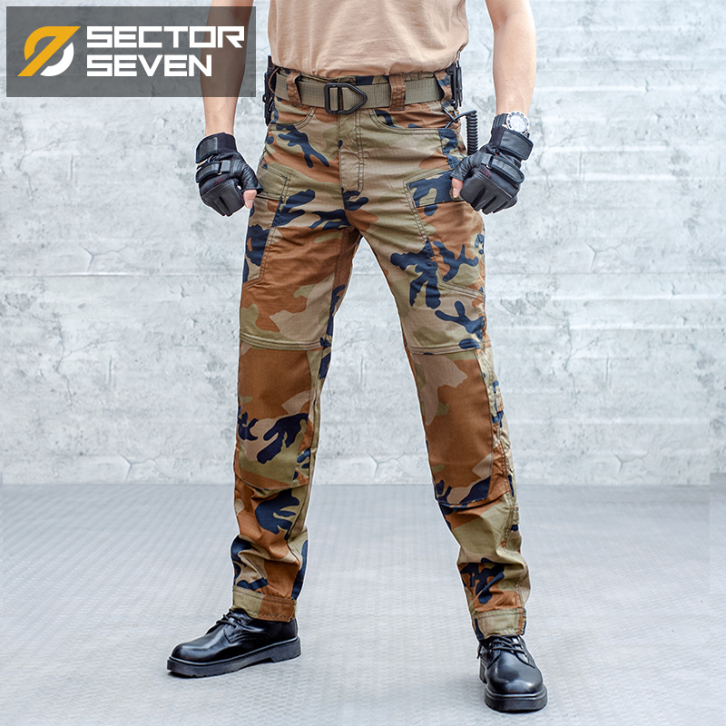 Section 7 IX4 Blade Tactical Pants Summer Autumn Outdoor Camping Army Fan Camouflate training Multi-functional multi-bag workwear pants