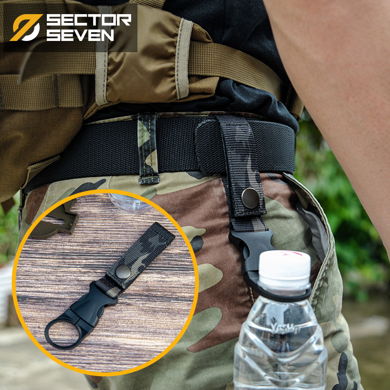 Section 7 Water bottle is tied to the outdoor portable mineral water drink bottle tied to the backpack