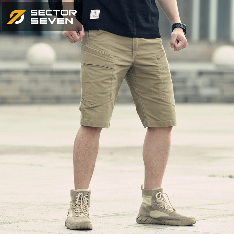 District 7 IX14 Tottenham tactical shorts for men and women military fans outdoor physical training pants casual multi-bag overalls