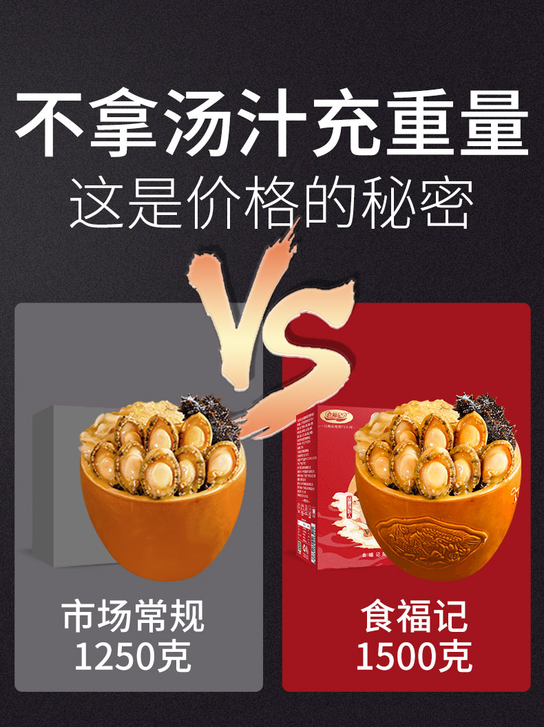 天猫11年老店 食福记 加热即食佛跳墙3斤 图1