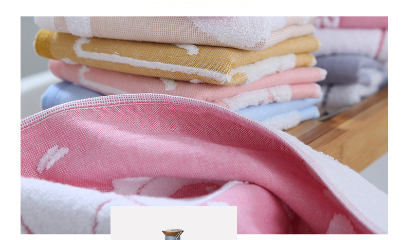 4 hai mặt con cái khăn bông gạc hình chữ nhật nhỏ phim hoạt hình bông khuôn mặt mềm mại khăn Kid Mẫu giáo - Khăn tắm / áo choàng tắm khăn lau mặt cao cấp