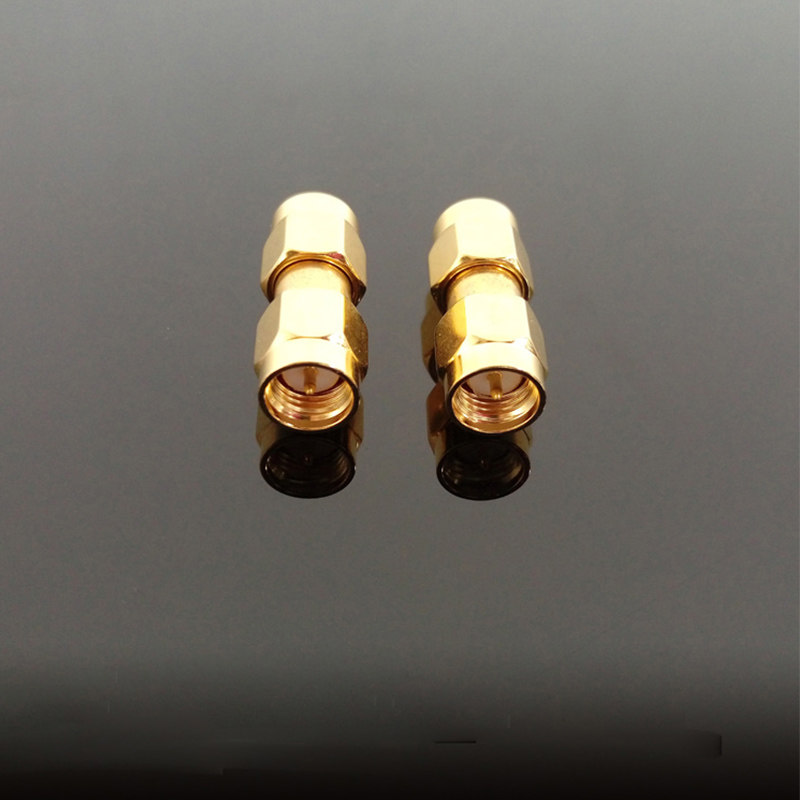射频同轴连接器SMA-JJ SMA头公头双通 两头皆 内螺内针 SMA-50JJ