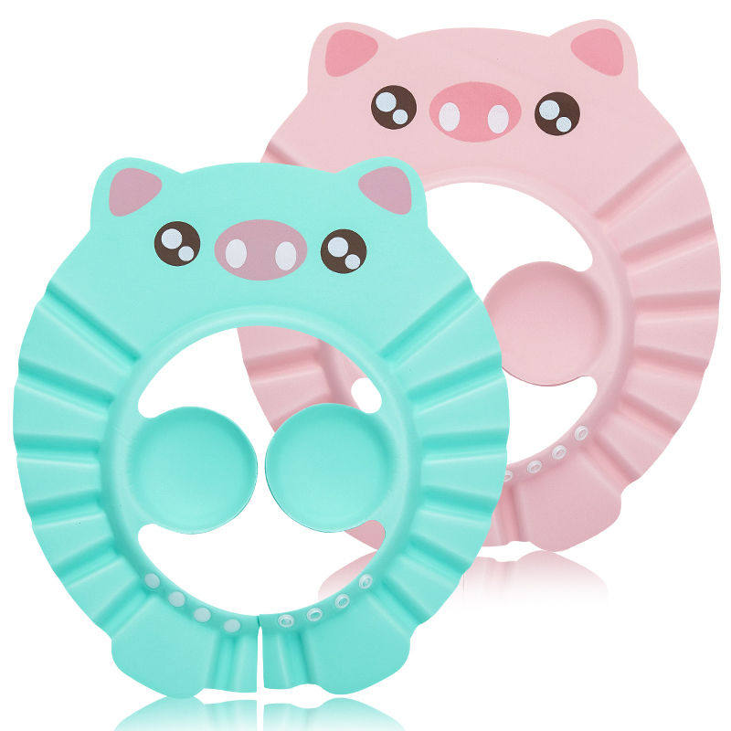 Baby shampoo hat waterproof ear deity Child bath hat with adjustable baby shampoo hat infant bath hat