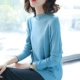 [Giải phóng mặt bằng] Bao Shi Li nửa cổ cao áo len dài tay áo len nữ mùa xuân và mùa thu áo sơ mi mới hoang dã áo len nữ form rộng