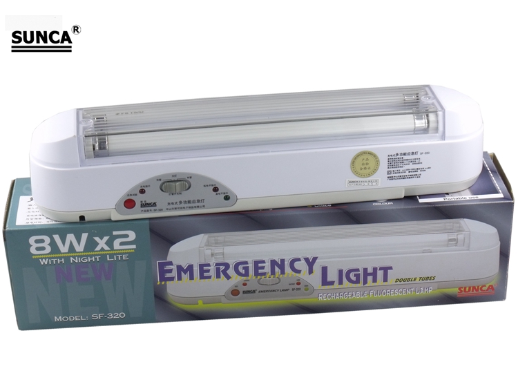 Xinjia SF-320 portable mobile emergency lighting Household dormitory stall power outage lighting Eye protection fluorescent tube