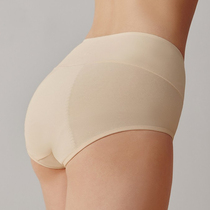 2 strips of clothing] Three-gun underpants female pure cotton warp period anti-leakage physiological safety pants high waist collecting lady shorts triangular pants