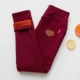Thu đông 2018 mặc quần legging bé gái mới cộng với nhung dày cho bé gái mùa đông quần denim trẻ em mặc dài quần lót lông dày ấm cho bé