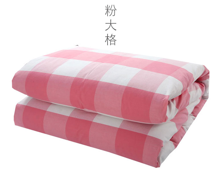 家纺 Sợi Bắc Âu dệt kẻ sọc chăn cũ che chăn đơn đôi chăn bông dày có thể được tùy chỉnh - Quilt Covers chăn ga gối đẹp