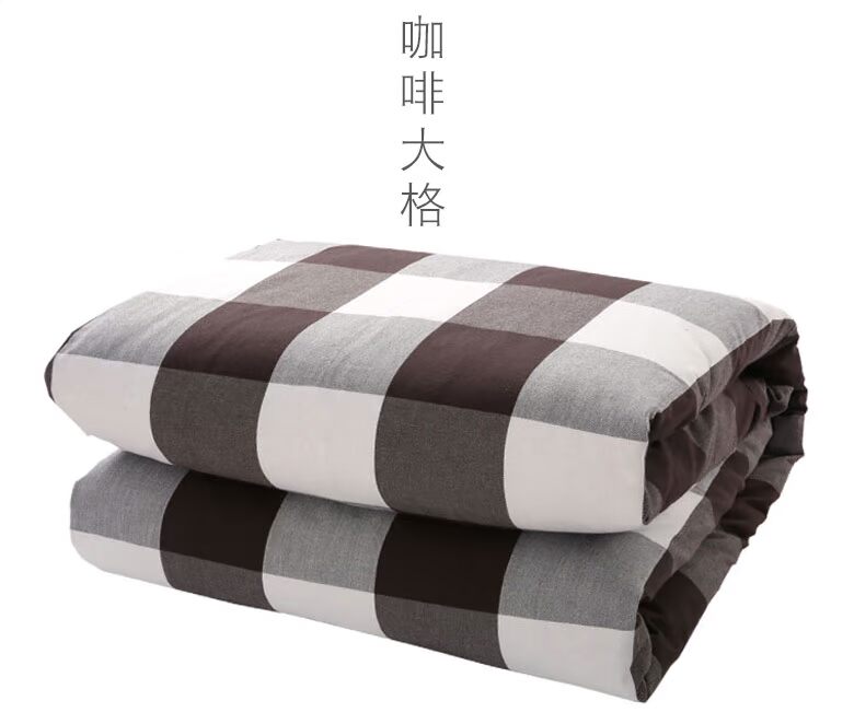 家纺 Sợi Bắc Âu dệt kẻ sọc chăn cũ che chăn đơn đôi chăn bông dày có thể được tùy chỉnh - Quilt Covers chăn ga gối đẹp
