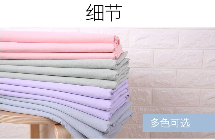 Trang chủ dệt vải thô cũ bằng vải cotton đơn màu đơn sắc thoải mái đơn giản đôi trẻ em sinh viên [简] - Khăn trải giường