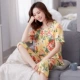 2020 new modal pyjama phụ nữ mùa hè quần cắt ngắn phù hợp với phụ nữ trung niên phục vụ tại nhà - Cặp đôi