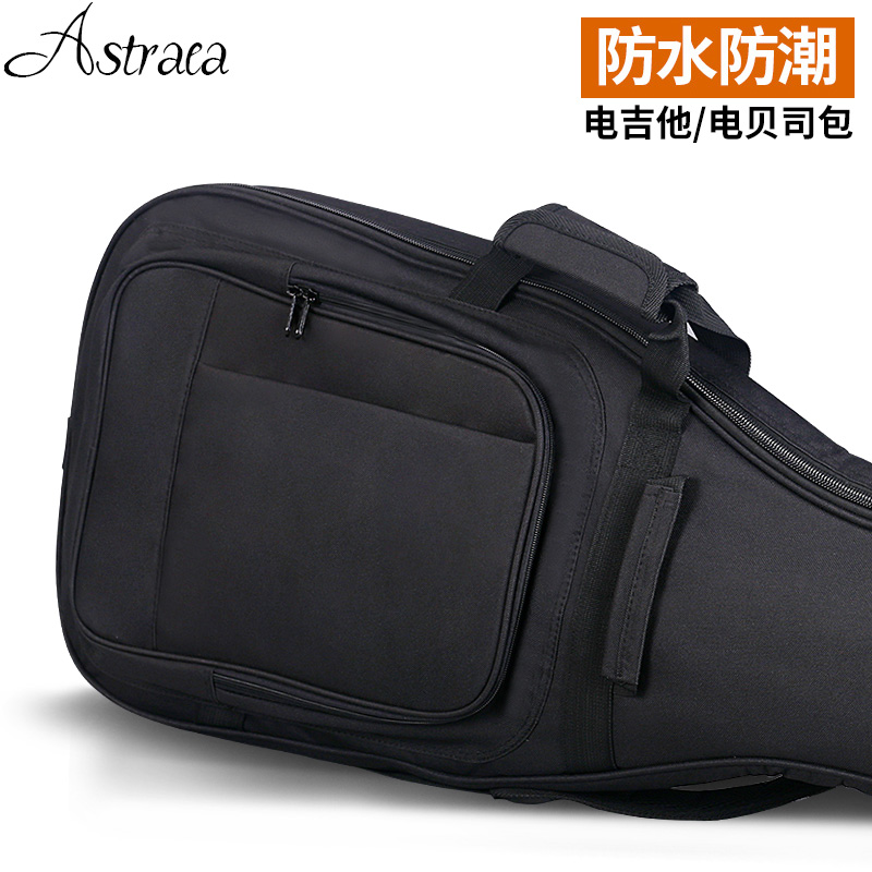 Electric guitar bag Ace thick personality electric bass bass bass bag Guitar shoulder bag universal bag