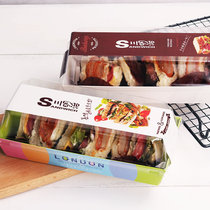 Sandwich box snow Mei Niang box puff hot dog box meat pine Beckham box baking packaging cake roll towel roll box