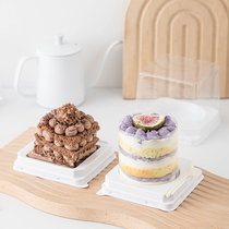 2 Inch Cake Packaging Boxes Mousse Thousands Floors Small West Dot Cake Roll Great Puff Transparent Plastic Suction Mini Pack Box
