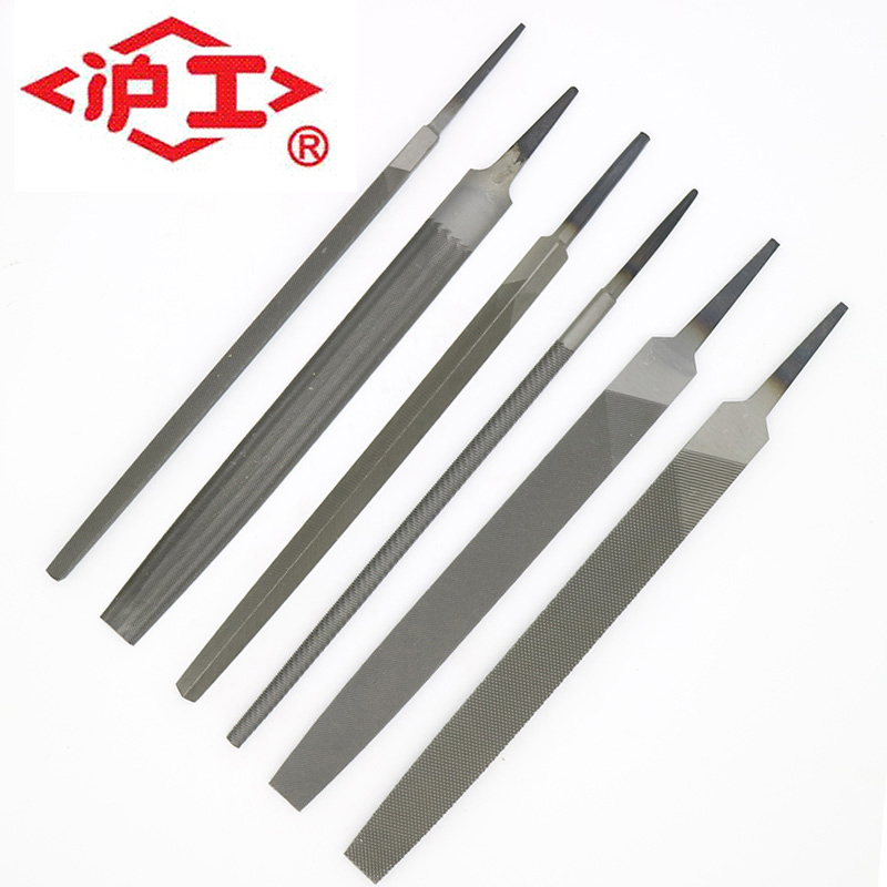 Shanghai Gong flat file fitter file high-quality pointed triangular file fine-toothed flat-head semi-circular file steel file shaping flat file