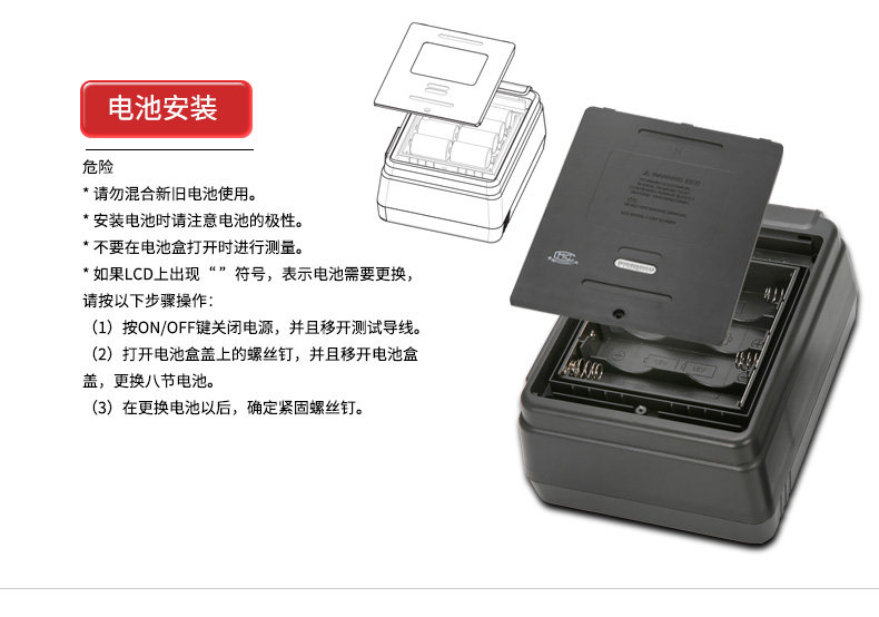 Тестер сопротивления 优利德ut511/512/513绝缘电阻测试仪高压数字兆欧表5000v绝缘摇表 UNI