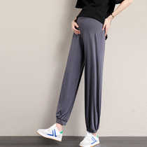 Pregnant Woman Pants Summer Thin cotton Big size 90% Pants Loose Broadleg Casual Pregnant Pregnant Woman Pants Women Summer