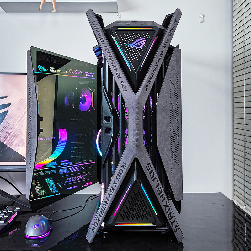 华硕ROG创世神全家桶台式主机i9 14900K/5090DIY组装电脑水冷整机
