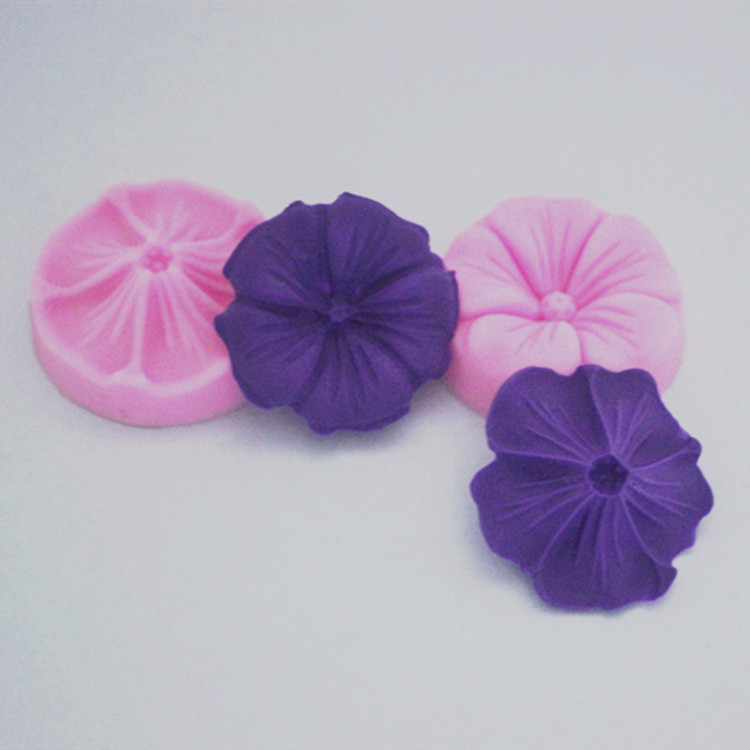 DIY silicone khuôn fondant khuôn sô cô la khuôn ren làm bằng tay bánh xà phòng trang trí khuôn hoa nhỏ khuôn bánh kẹp