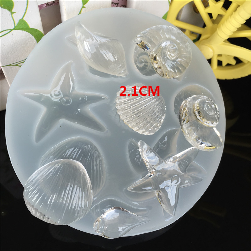 Pha lê Epoxy Khuôn Nàng tiên cá Hot Air Balloon Jade Bookmarks Shell Trang sức Hướng dẫn Trang trí DIY Chất liệu khuôn làm kem