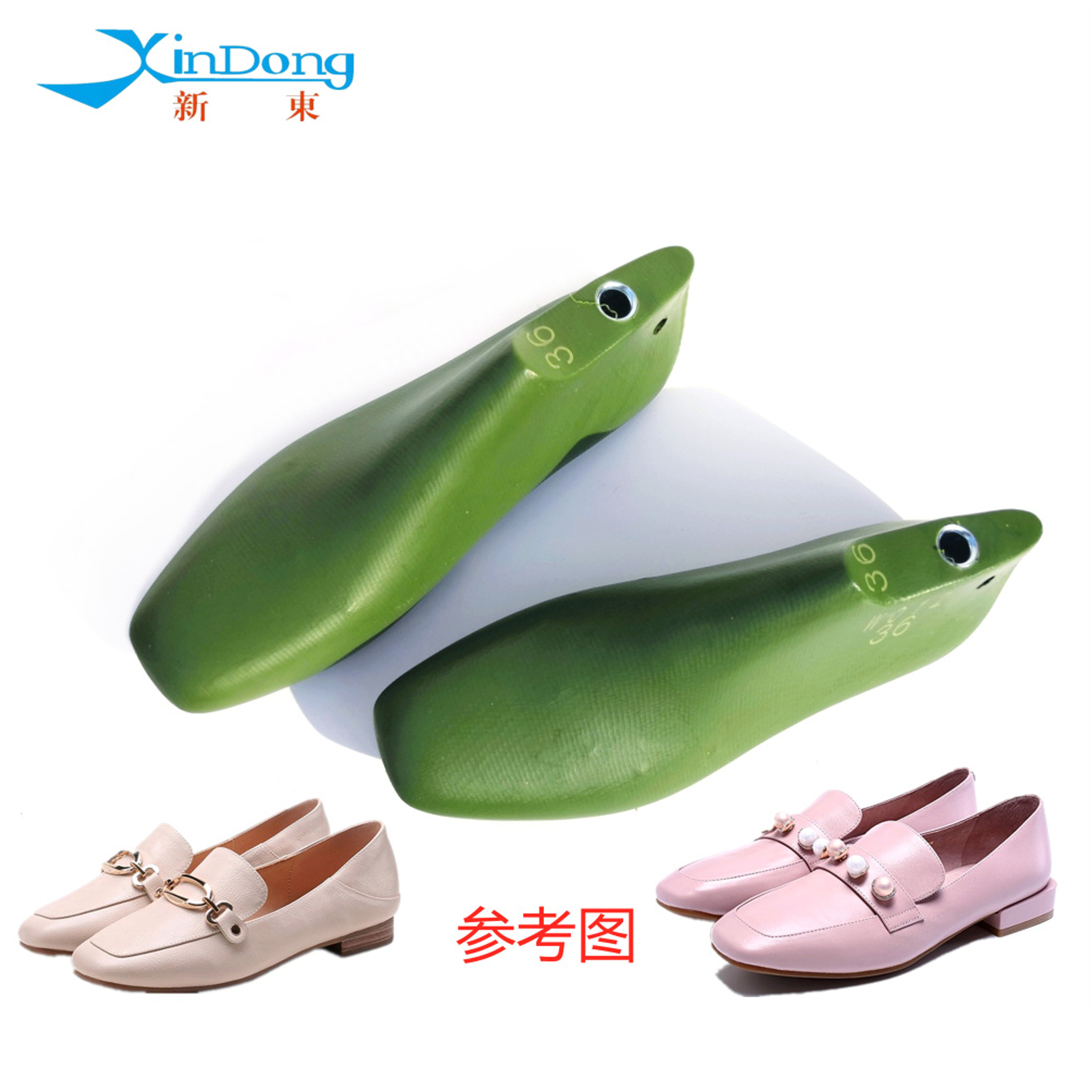 2020 Inner Pin Female Costume Party Head Lefu Shoe Tree Shoe Tree custom Inn Wind low heel thick bottom small leather shoe tree W012