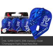 L-style 2018CHAMPION series L3 small square navy blue darts leaf shape small square wing