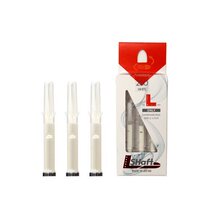 Japanese L-STYLE LSHAFT SILENT 260 white rotating dart pole with champagne ring